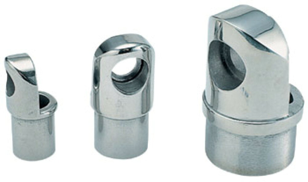 ■使用パイプ外径：32φ-2t■取付ビス、穴径：M12■ビス、穴タイプ：ソケットボルト■材質：ステンレス製(SUS316)●パイプ取付部は、パイプの中にさしこみリベット、ビス、溶接でパイプに固定します。外径を小さくでき、スマートな取り付けが可能です。指定の肉厚のパイプをご使用下さい。●画像はイメージとなります。