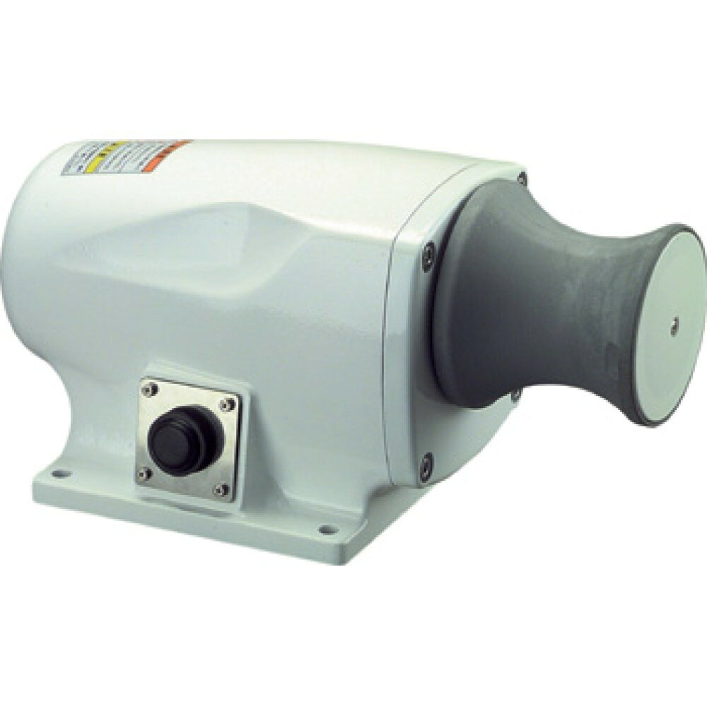 ■サイズ：W210×L403×H203mm■電圧：DC-12V■電流：24A■モーター出力：200W■定格時間：1h/24A■ローラー回転数：100rpm(無負荷)■最大巻上能力(瞬間)：120kg(85A)■常用巻上能力(定格)：50kg(24A)■巻上げ速度：27m/min■ブレーカー：30A■重量：13kg■付属品:ブレーカー×1ヶ、電源コード(5.5スケ×10m×2芯)×1本、ナットM4×2ヶ、パッキン×1ヶ、丸小ネジ(M4×8)2ヶ、圧着端子×4ヶ●ボディはチタンボロンアルミ合金製で、耐蝕寿命は今までの2倍。●スイッチは本体の裏、もしくは側面に設置してあるので、左右どちらでも使用可能。●巻上げローラはアルマイト表面処理でサビに強い。