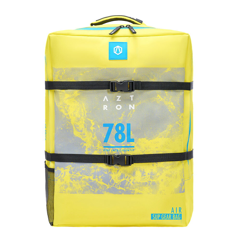 ■サイズ(cm)：40×35×56■素材：ナイロン600D■重量：0.85kg■容量：78L●SUP、ポンプ、パドル、マリンシューズ等すべてのギアを入れることが出来るバッグパック。●コンパクトSUP用に開発されたコンパクトバッグ。●丈夫な600Dナイロン生地を採用。●耐久性のあるジッパーはぐるりと1周設置され、SUP本体の出し入れも楽々。●外側に付けられた2本のベルトでバッグを圧縮し、中身を固定することが出来ます。●Aztron（アストロン）SUPの NEO NOVA, NOVA, SUPER NOVA に付属するバッグです。