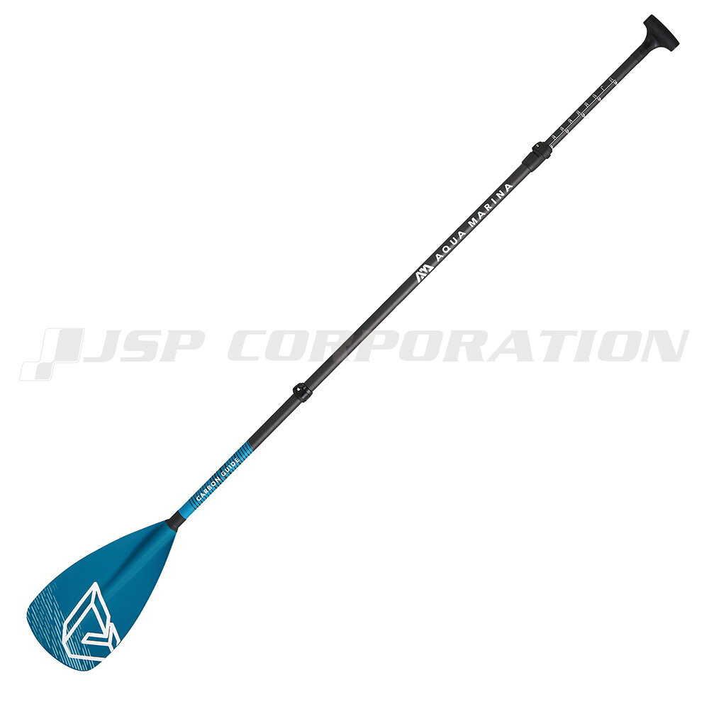 ■素材：シャフト(1.25mm 70％カーボン+30％ファイバーグラス)、ブレード(60％強化ポリプロピレン/40％ファイバーグラス)■長さ：180〜220cm(3セクション)■ポールの直径：28.7mm■重さ：950g■ラバーTハンドル●180〜220cmまでメモリに合わせて自分のサイズに調節できるアジャスタブルパドル。●カーボンとグラスファイバーを使用し、軽さ・丈夫さを兼ね備えた進化形パドル。