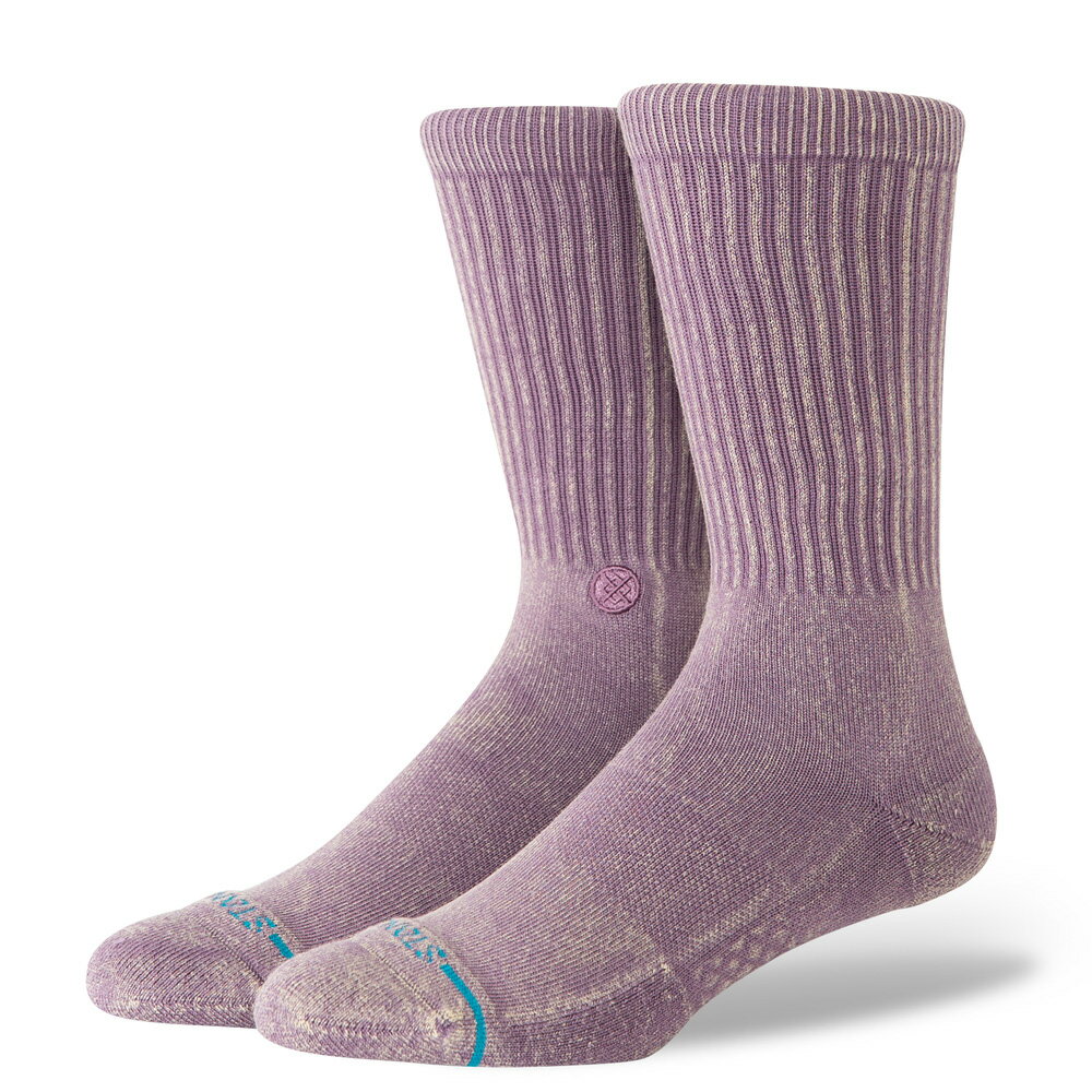 STANCE スタンス ST ICON DYED CREW （PLUM） M 靴下 ソックス