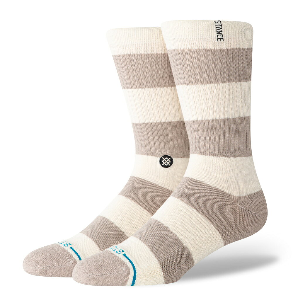 STANCE スタンス ST STACKED UP CREW （STRING GREY） L 靴下 ソックス