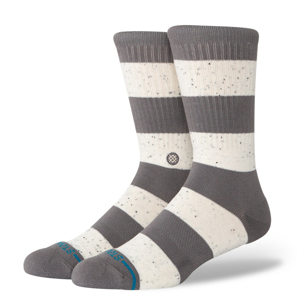 STANCE スタンス ST NEP STRIPE CREW （GREY） L 靴下 ソックス