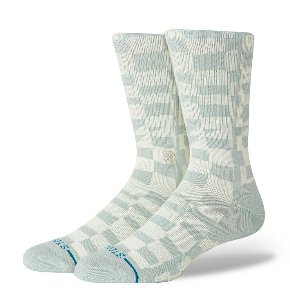 Rakuten - STANCE スタンス ST WAVE CHECK CREW （PALE BLUE） L 靴下 ソックス