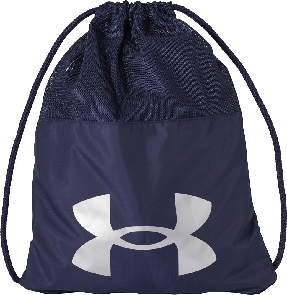 UNDER ARMOUR アンダーアーマー UA サックパック ハーフメッシュ Midnight Navy/Silver 野球＆ソフトボール