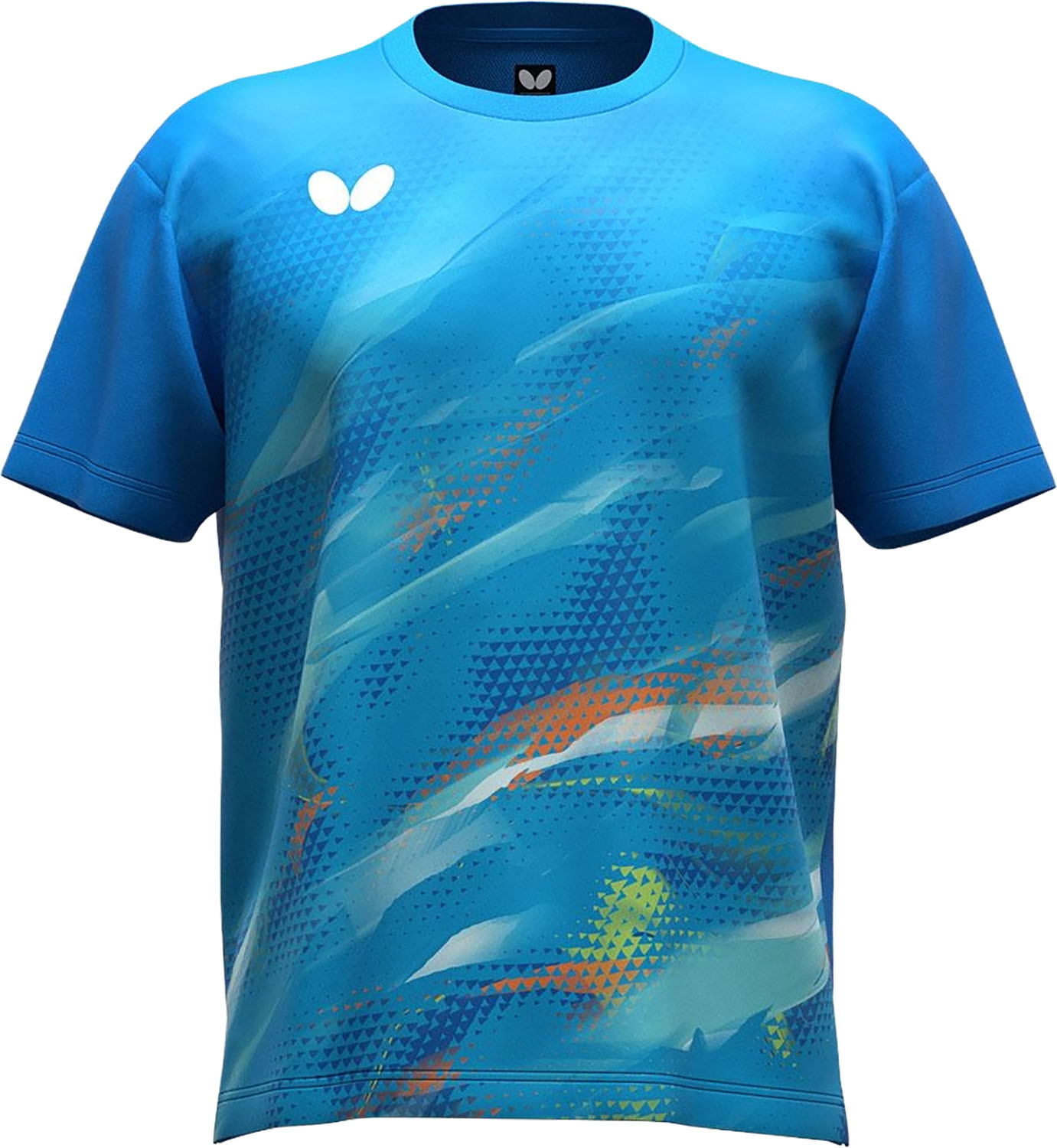日本製生地の高品質Tシャツ。優れた吸水速乾で、日々の練習を快適にサポートします。ポリエステル100%(スパッシー/ユニチカ)吸水速乾、伸縮日本卓球 Tシャツ 練習用 トレーニング 部活