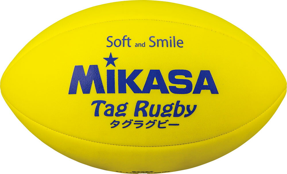 MIKASA ミカサ スマイル タグラグビーボール イエロー ラグビー・アメフト