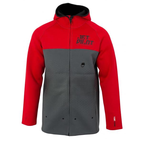 グレー レッド フライト ツアーコート JETPILOT(ジェットパイロット) FLIGHT HOODED TOUR COAT サーフィン マリンスポーツ