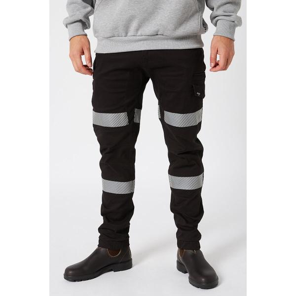 ブラック テープドアップ カフドパンツ (JPW02T) JETPILOT(ジェットパイロット) TAPED CUFF PANTS サーフィン マリンスポーツ