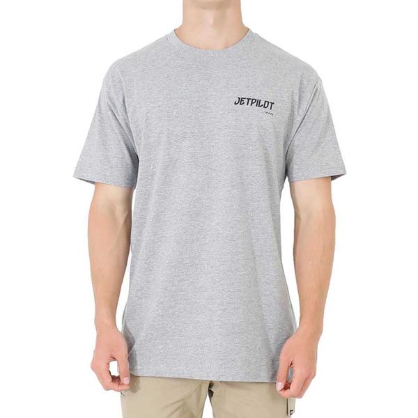 フィールド 半袖 Tシャツ JETPILOT(ジェットパイロット) FUELED X2 TEE グレー フィン マリンスポーツ
