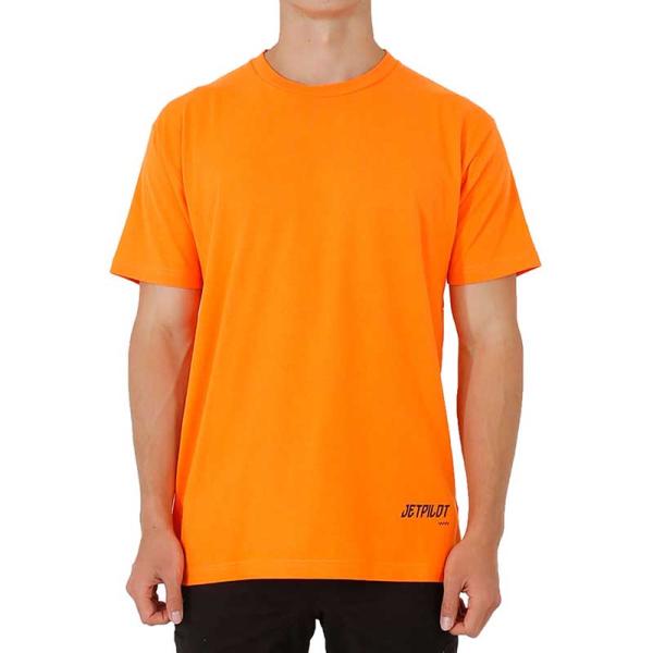 フィールド 半袖 Tシャツ JETPILOT(ジェットパイロット) FUELED LOWHIT TEE オレンジ フィン マリンスポーツ