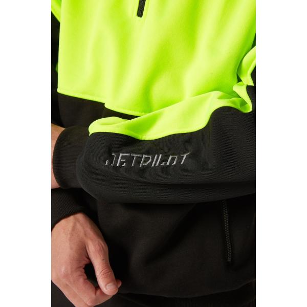 ハイビジイエロー レベルド2.0フーディ トレーナーパーカーフードパネルカラー JETPILOT ジェットパイロット マリンスポーツ ジェットスキー 3
