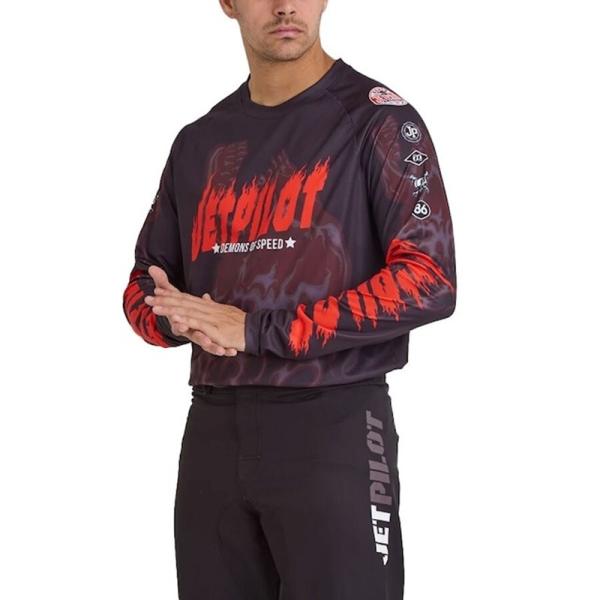 JETPILOT ジェットパイロット BANDIT JERSEY Black バンディット ジャージ (S24623...