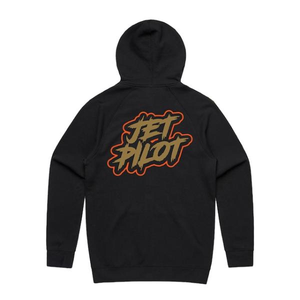 乐天商城 - ブラック ヨーウィー シャルパ フーディー (W24704)バックプリント パーカー JETPILOT(ジェットパイロット) ジェットスキー ウエイクボード