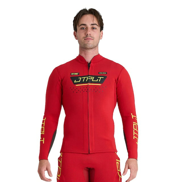 人気のRXボルトレースジャケットからNEWモデルが登場！！ 暖かく、軽く、動きやすく、丈夫、そして地球に優しいライムストーンネオプレン素材を使用しています。 エアーフロー素材は通気性と100% 360ストレッチで運動性も抜群のジャケット 新機能”アンチ パンプテクノロジー”はライディング時にパンプアップする肘下にパネルを配備。ライディング時にも疲れにくい構造となりました！ ? 地球に優しいライムストーンネオプレン素材 ? 100% 360 ストレッチネオプレンで抜群の運動性を発揮できる ? デュラブルYKKフロントジップで着脱も簡単 ? ジェット-ロックシーム コンストラクションで強度アップ ? シームレス アンダーアームパネルにすることでストレスを軽減 ? エアーフローパネルで通気性も取り入れより快適 ≪おすすめPoint!≫ ?レースやフリーライダーなどアスリート ? 最高峰のフィッティングを求める方 ? ヴィジュアル重視の方 ? ボードショーツと合わせるトップスが欲しい ? 保温と安全性でウェットスーツをご検討されている方