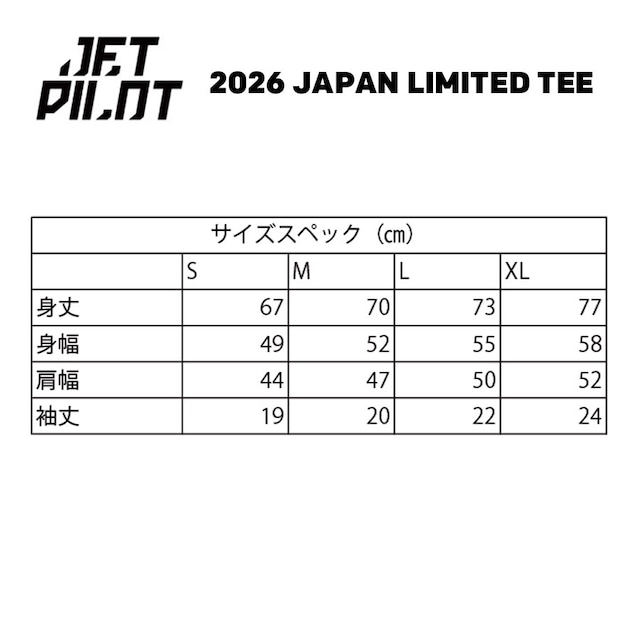 【日本限定】アイコニック TEE ブラック レッド JJP26630 JETPILOT ジェットパイロット 3