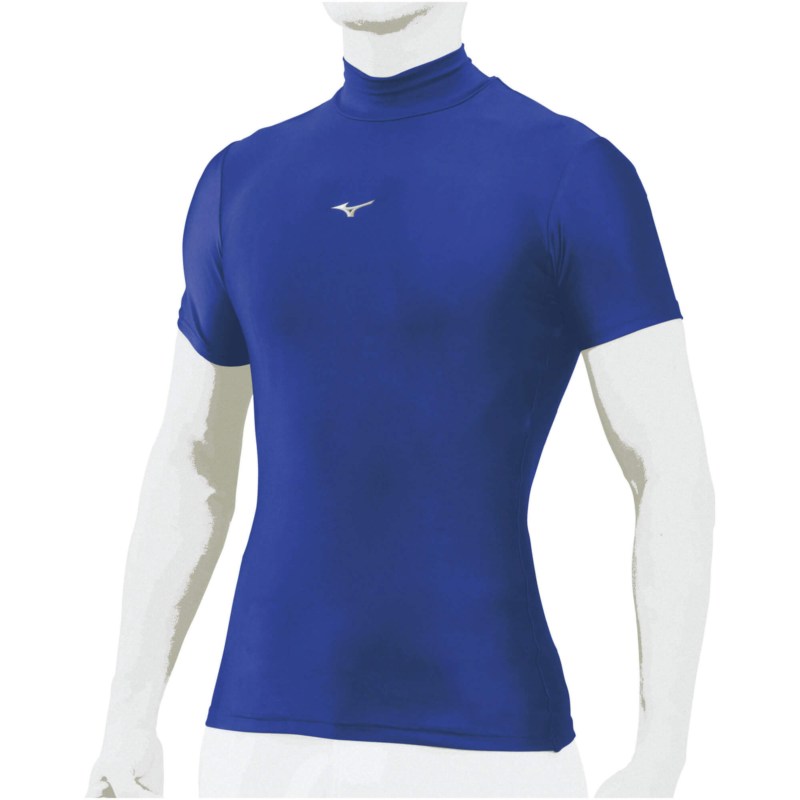 MIZUNO ミズノ バイオギア(ハイネック／半袖) パステルネイビー 野球 ウェア