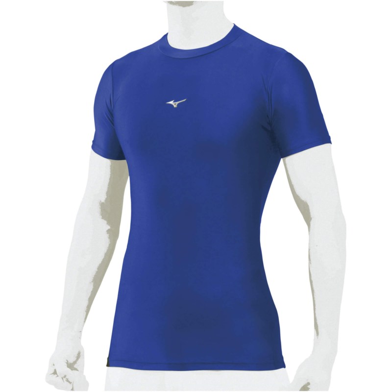 MIZUNO ミズノ バイオギア(ローネック／半袖) パステルネイビー 野球 ウェア