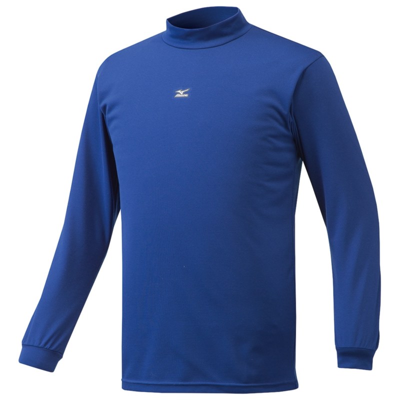MIZUNO ミズノ 【吸湿発熱】ブレスサーモハイネック長袖シャツ(野球) パステルネイビー 野球 ウエア BIO GEAR／アンダーシャツ