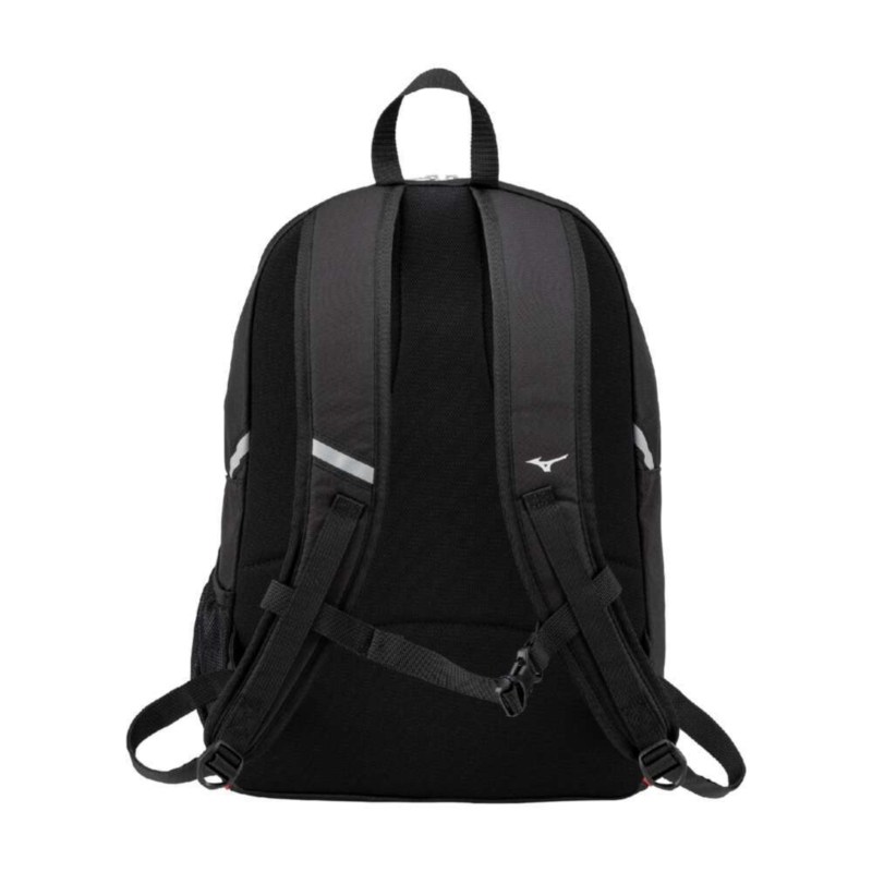 MIZUNO ミズノ バックパックJr.(23L) ブラック×レッド 野球 バッグ／ケース