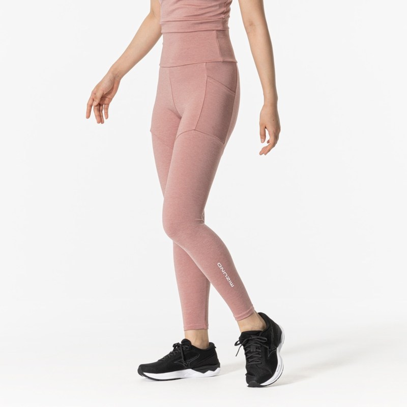 MIZUNO ミズノ タイツ コーラル杢 トレーニングウエア