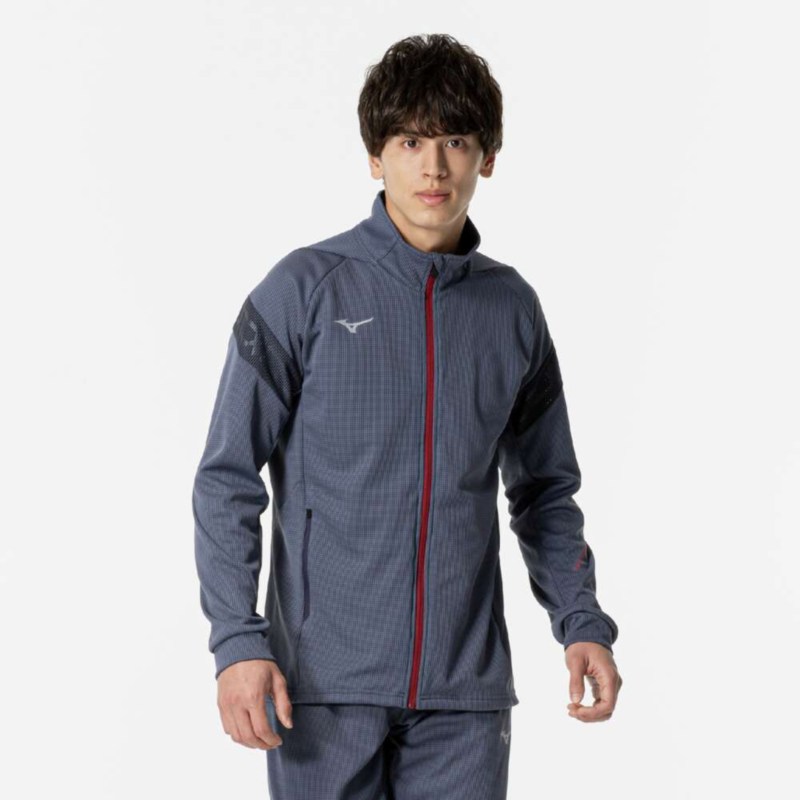 MIZUNO ミズノ 【汗処理／通気】ドライエアロフロージャケット グレーストーン トレーニングウエア