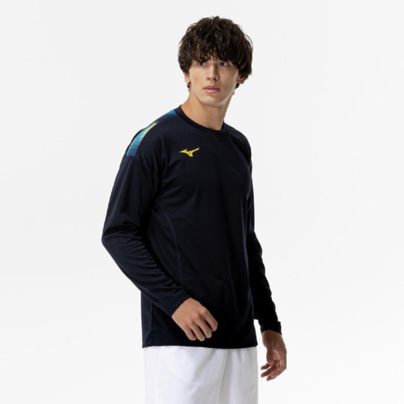 MIZUNO ミズノ プラクティスシャツ(ラケットスポーツ) ドレスネイビー テニス ウエア