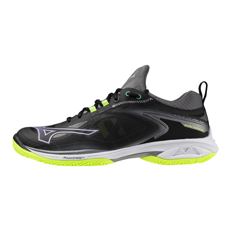 MIZUNO ミズノ ウエーブクローNEO3 ブラック×パープル×ライム バドミントン シューズ ウエーブクロー