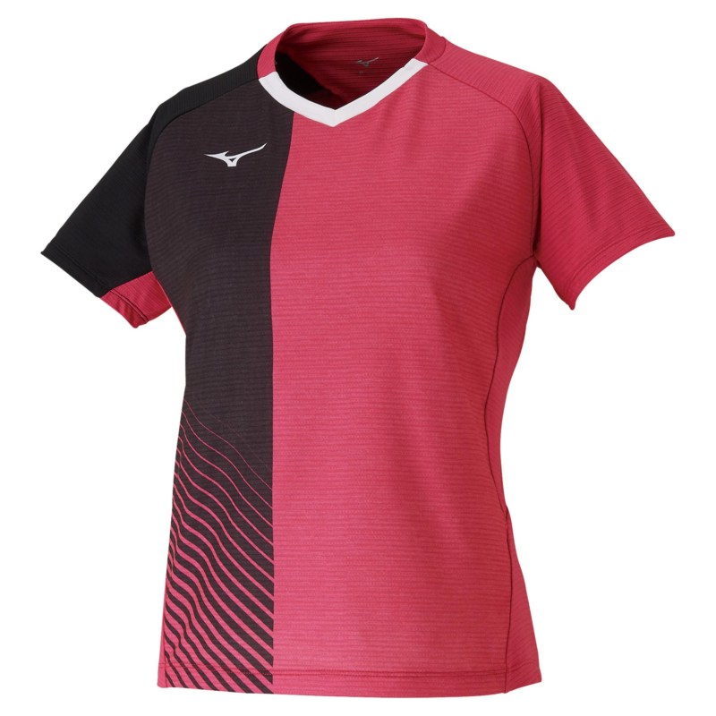 MIZUNO ミズノ ゲームシャツ(2020年卓球女子日本代表モデル) ピンク 卓球 ウエア ゲームウエア