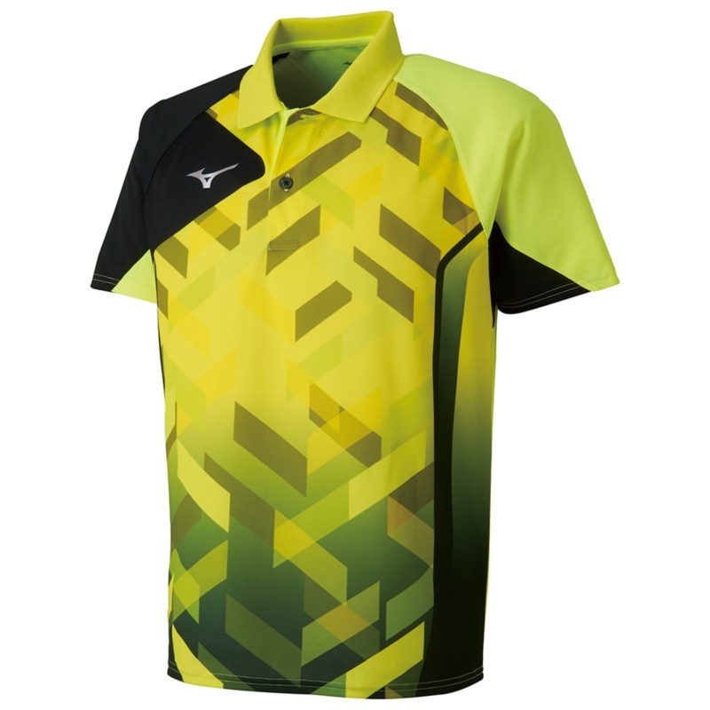 MIZUNO ミズノ ゲームシャツ(卓球) セーフティーイエロー 卓球 ウエア ゲームウエア