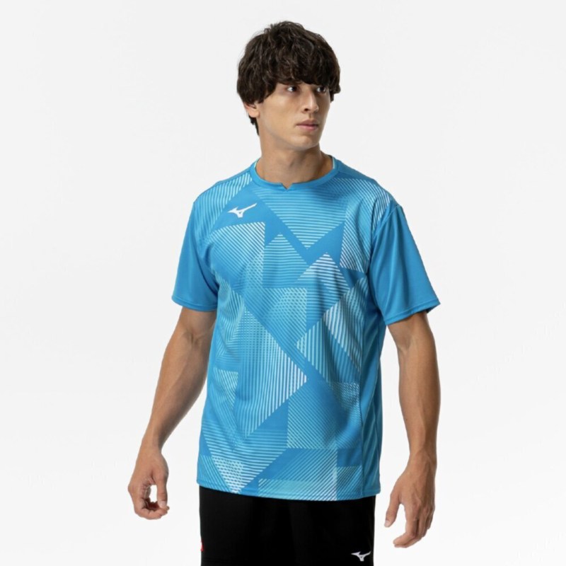 MIZUNO ミズノ ゲームシャツ(卓球) ディーバブルー 卓球 ウエア ゲームウエア