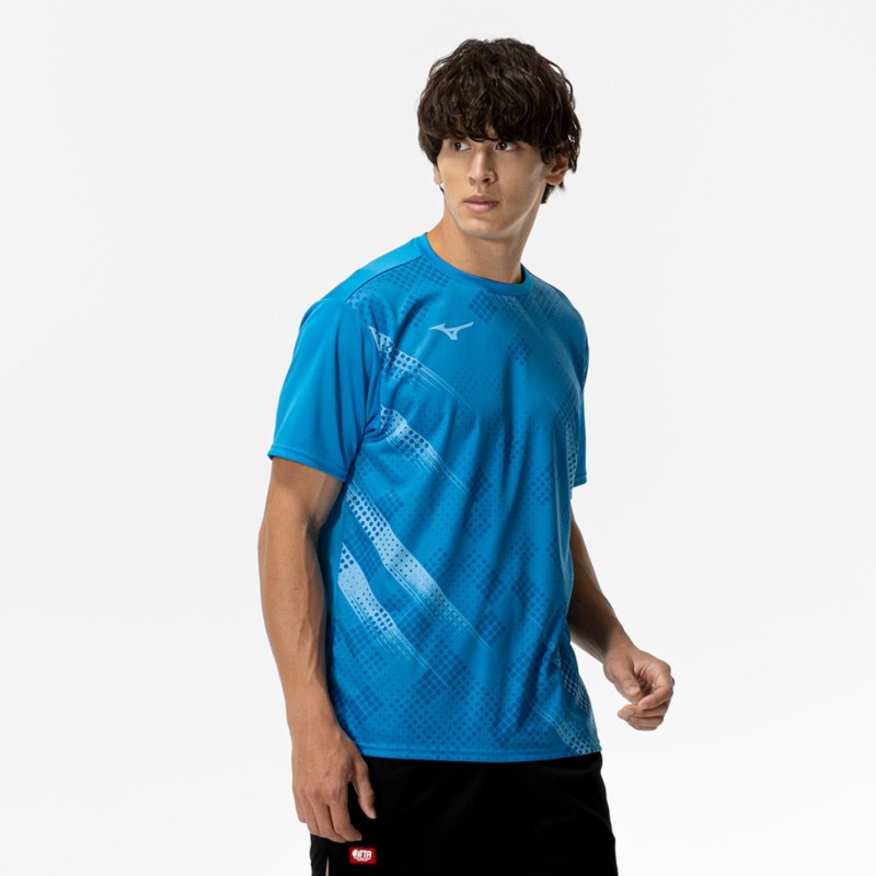 MIZUNO ミズノ ゲームシャツ(卓球) ディーバブルー 卓球 ウエア ゲームウエア