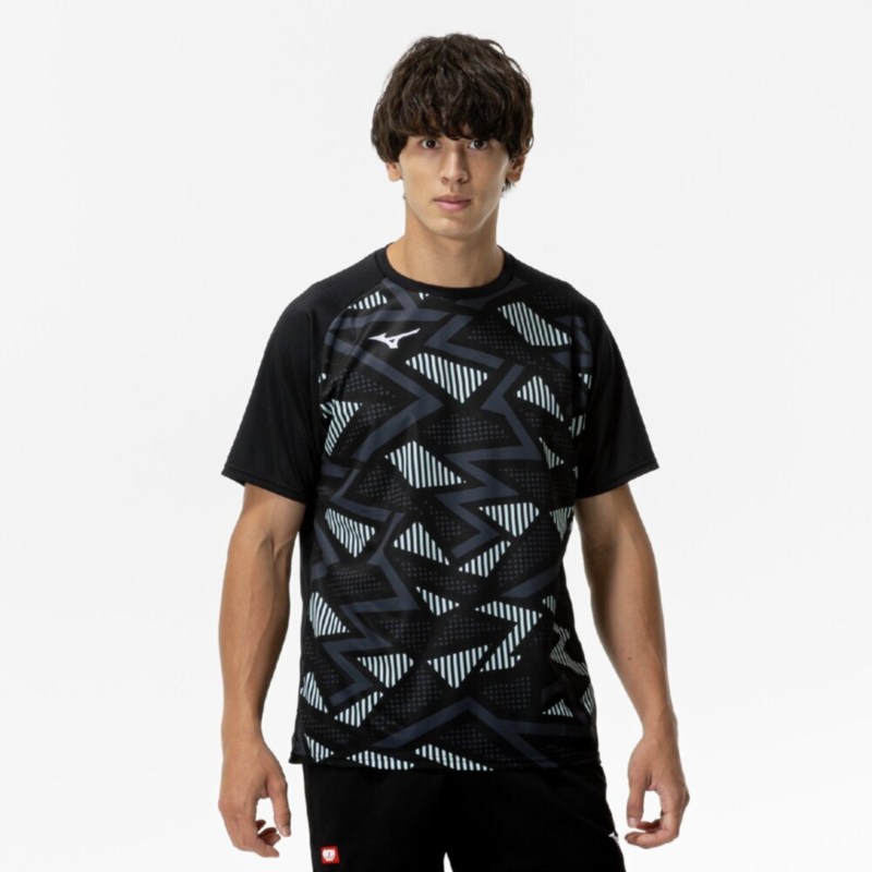 MIZUNO ミズノ ゲームシャツ(卓球) ブラック 卓球 ウエア ゲームウエア