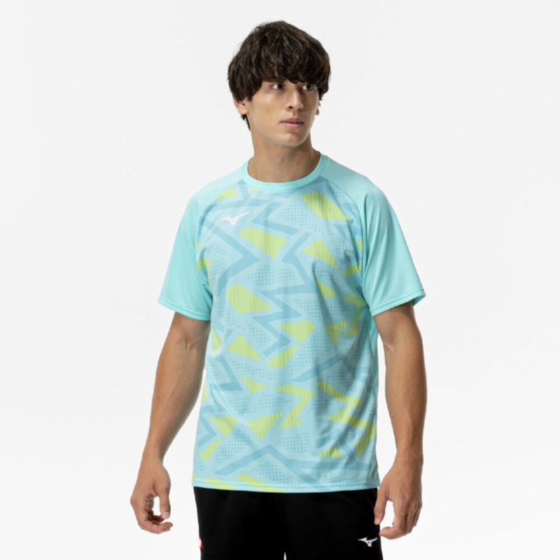 MIZUNO ミズノ ゲームシャツ(卓球) ブルーラディアンス 卓球 ウエア ゲームウエア