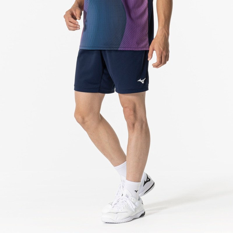 MIZUNO ミズノ ゲームパンツ(卓球) ネイビー 卓球 ウエア ゲームパンツ／スカート