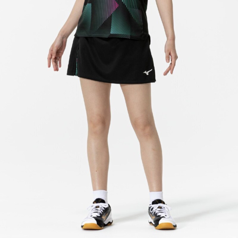 MIZUNO ミズノ ゲームスカート(卓球) ブラック 卓球 ウエア ゲームパンツ／スカート