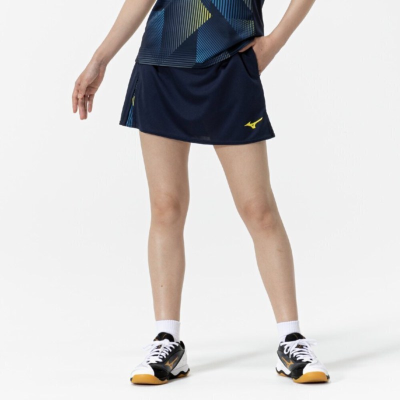 MIZUNO ミズノ ゲームスカート(卓球) ドレスネイビー 卓球 ウエア ゲームパンツ／スカート