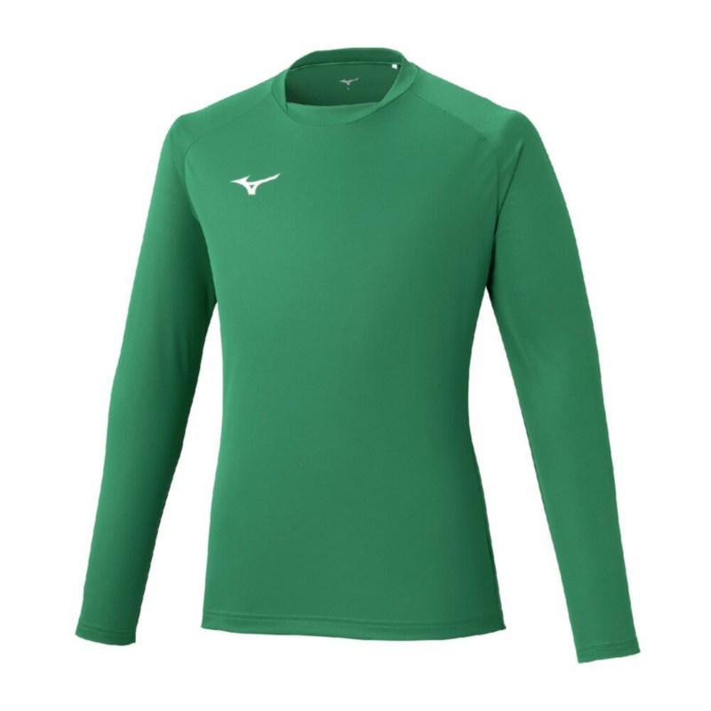 MIZUNO ミズノ フィールドシャツ(長袖) S.グリーン サッカー フットボール ウエア