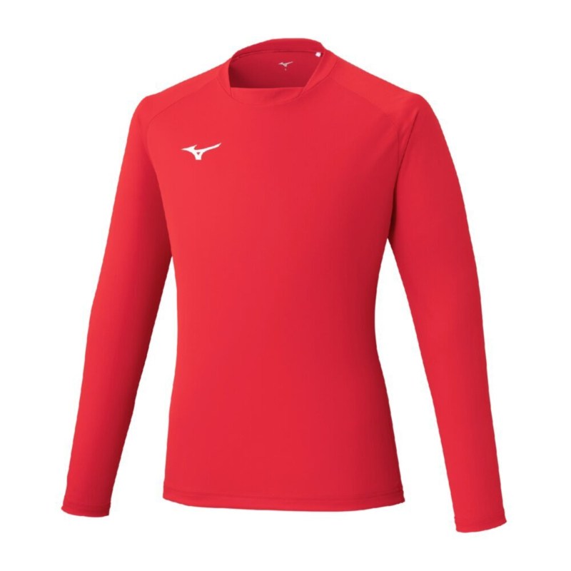 MIZUNO ミズノ フィールドシャツ(長袖) チャイニーズレッド サッカー フットボール ウエア