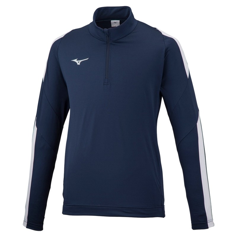 MIZUNO ミズノ ストレッチニットシャツ ドレスネイビー サッカー フットボール ウエア