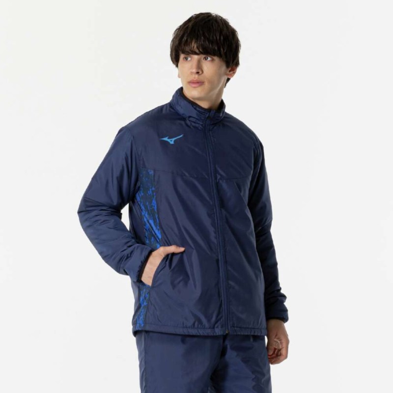 MIZUNO ミズノ ウォーマージャケット エステートブルー サッカー フットボール ウエア