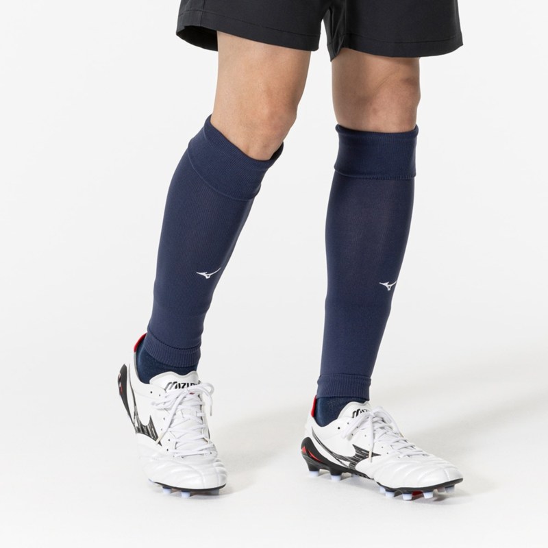 MIZUNO ミズノ カーフソックス ドレスネイビー サッカー／フットボール アクセサリー 靴下