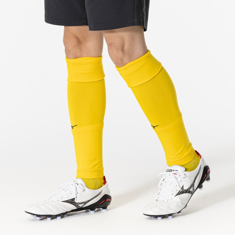 MIZUNO ミズノ カーフソックス サイバーイエロー サッカー／フットボール アクセサリー 靴下