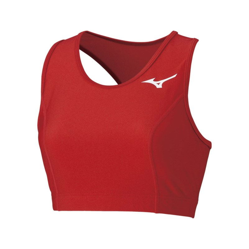 MIZUNO ミズノ 2WAYレーシングトップ(陸上競技) チャイニーズレッド 陸上競技 ウエア