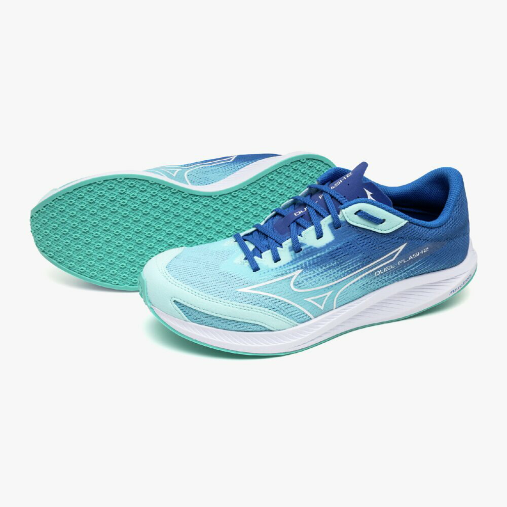 MIZUNO ミズノ デュエルフラッシュ2(陸上競技) スカイブルー×ホワイト×ブルー 陸上競技シューズ レーシング 陸上 チャート_レーシング フォアフット 駅伝 靴 くつ DUEL FLASH 2
