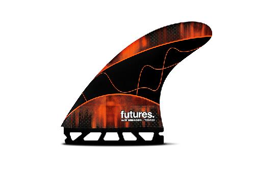 乐天商城 - FUTURES フューチャーフィン TRI FIN TECHFLEX 3.0 JACK ROBINSON LARGE ORANGE フィン サーフィン