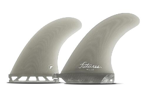 FUTURES フューチャーフィン TRI FIN FIBER GLASS MID 2+1 SMOKE フィン サーフィン