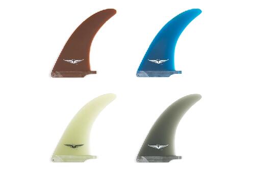 TRUE AMES トゥルーアムス FIN SINGLE FIN SANDED SKIP FRYE 7.5 SMOKE フィン サ...