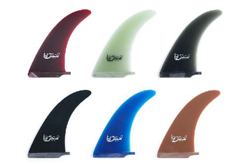 TRUE AMES トゥルーアムス FIN SINGLE FIN SANDED GREENOUGH 4C 9.5 BLACK フィン ...