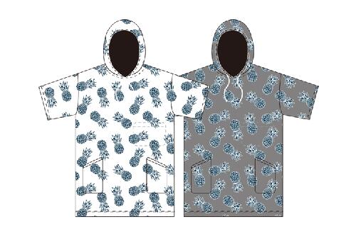 其它 - DECANT デキャント ポンチョ DECANT NEW MICRO PONCHO(PINE) WHITE サーフィン サーフアクセサリー